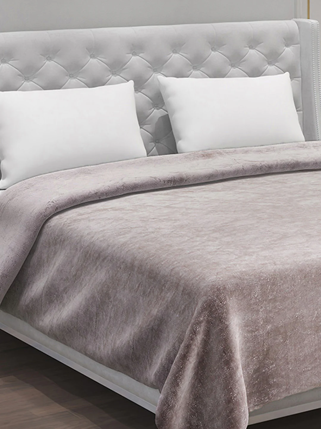Solid Polyester Double Bed Blanket for AC Room - Image 4