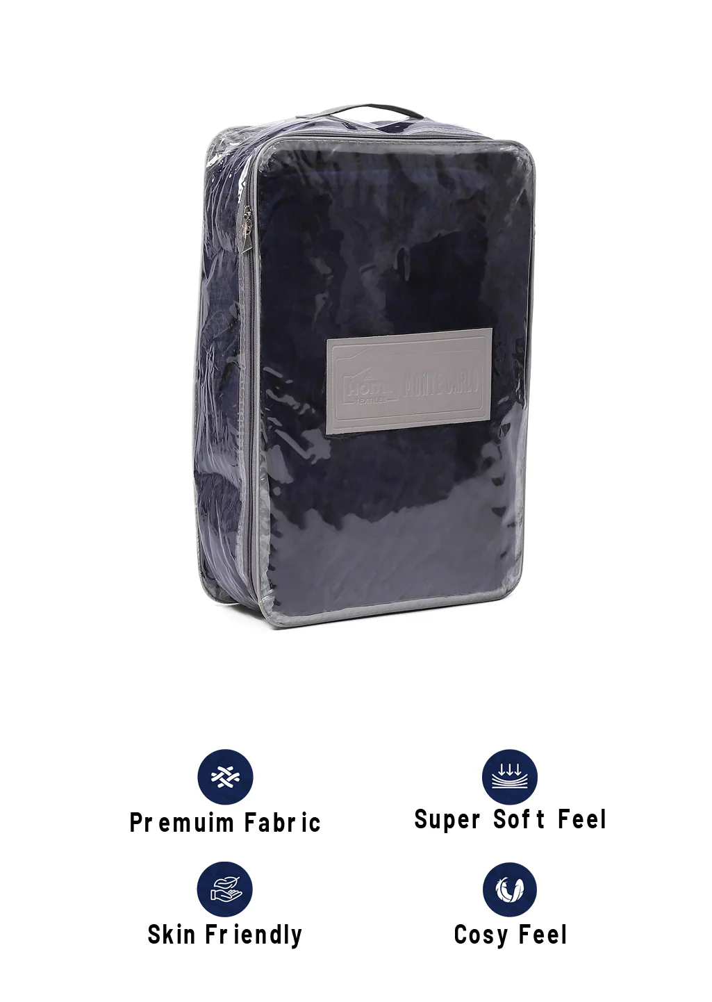 Solid Polyester Double Bed Blanket for AC Room - Image 8