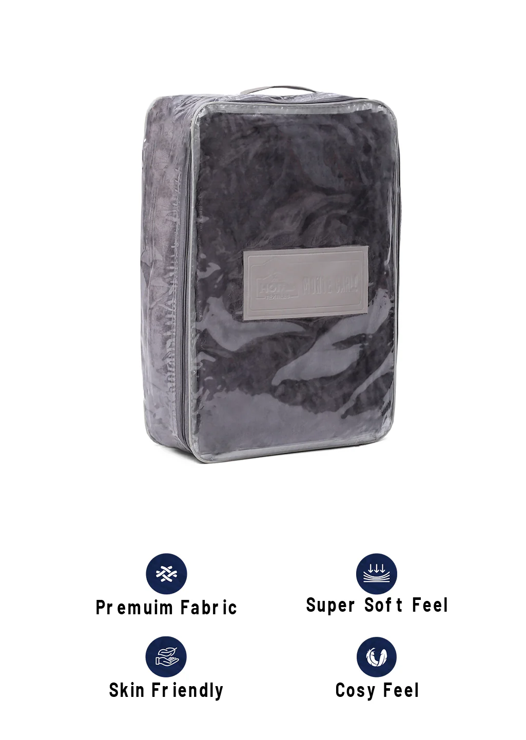 Solid Polyester Double Bed Blanket for AC Room - Image 8