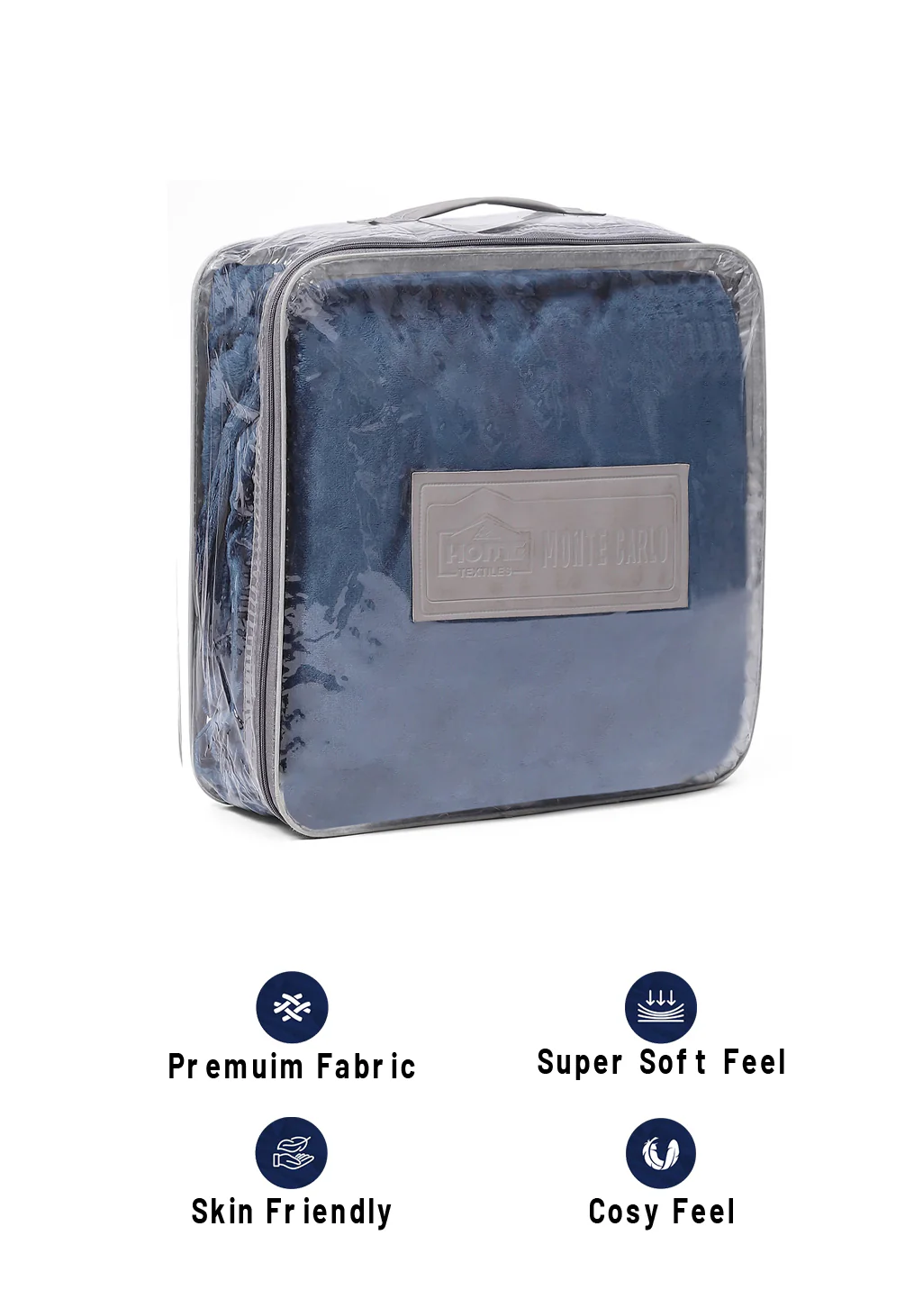 Solid Polyester Single Bed Blanket for AC Room - Image 8