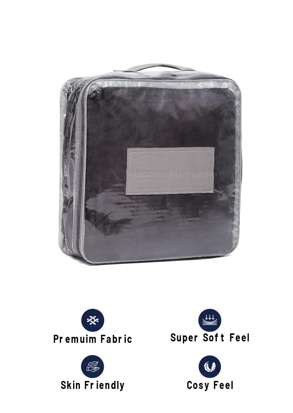 Solid Polyester Single Bed Blanket for AC Room - Image 8