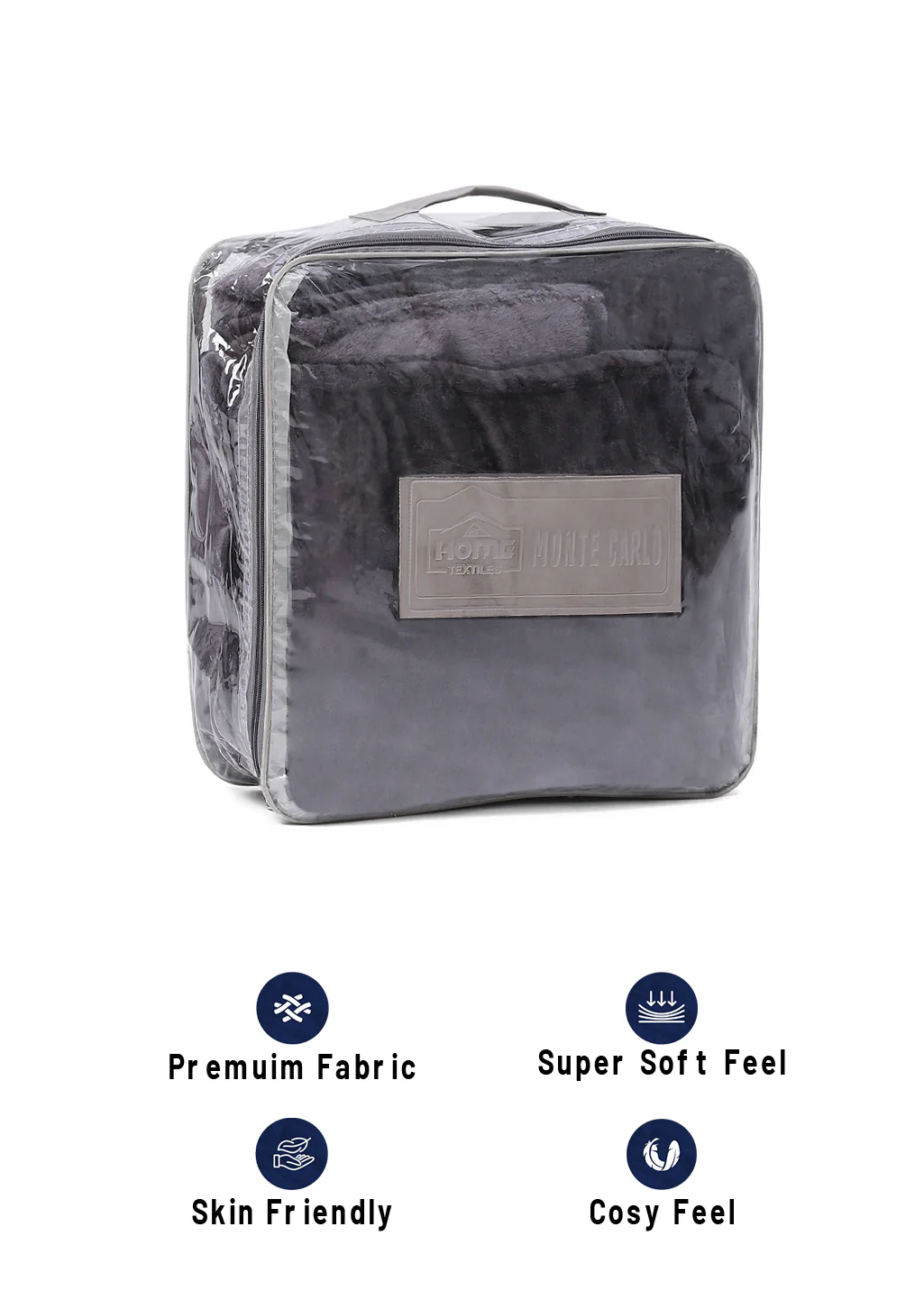 Solid Polyester Single Bed Blanket for AC Room - Image 8