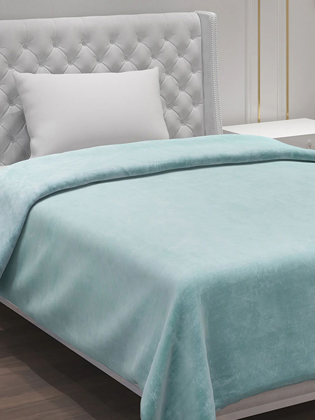 Solid Polyester Single Bed Blanket for AC Room - Image 4