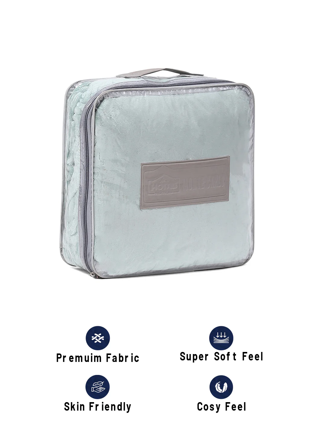 Solid Polyester Single Bed Blanket for AC Room - Image 8
