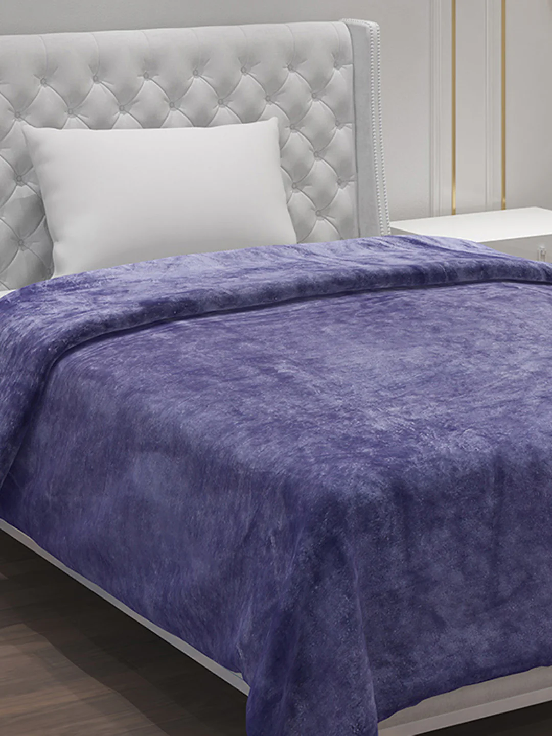 Solid Polyester Single Bed Blanket for AC Room - Image 4