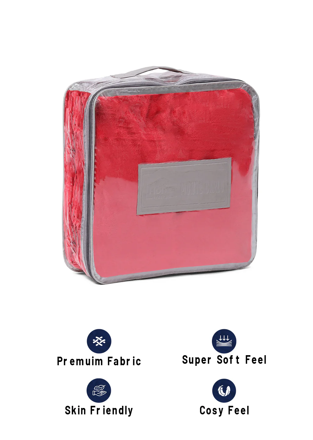 Solid Polyester Single Bed Blanket for AC Room - Image 8