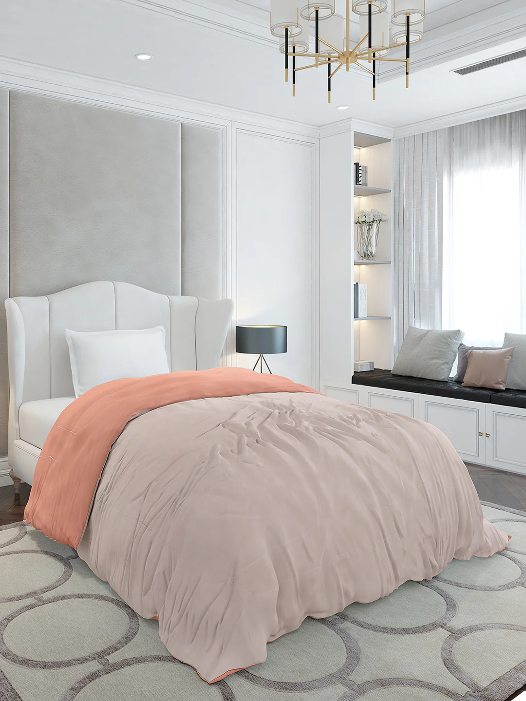Solid Single Bed 110 GSM Comforter for AC Room - (Icefelgsb) - Image 5
