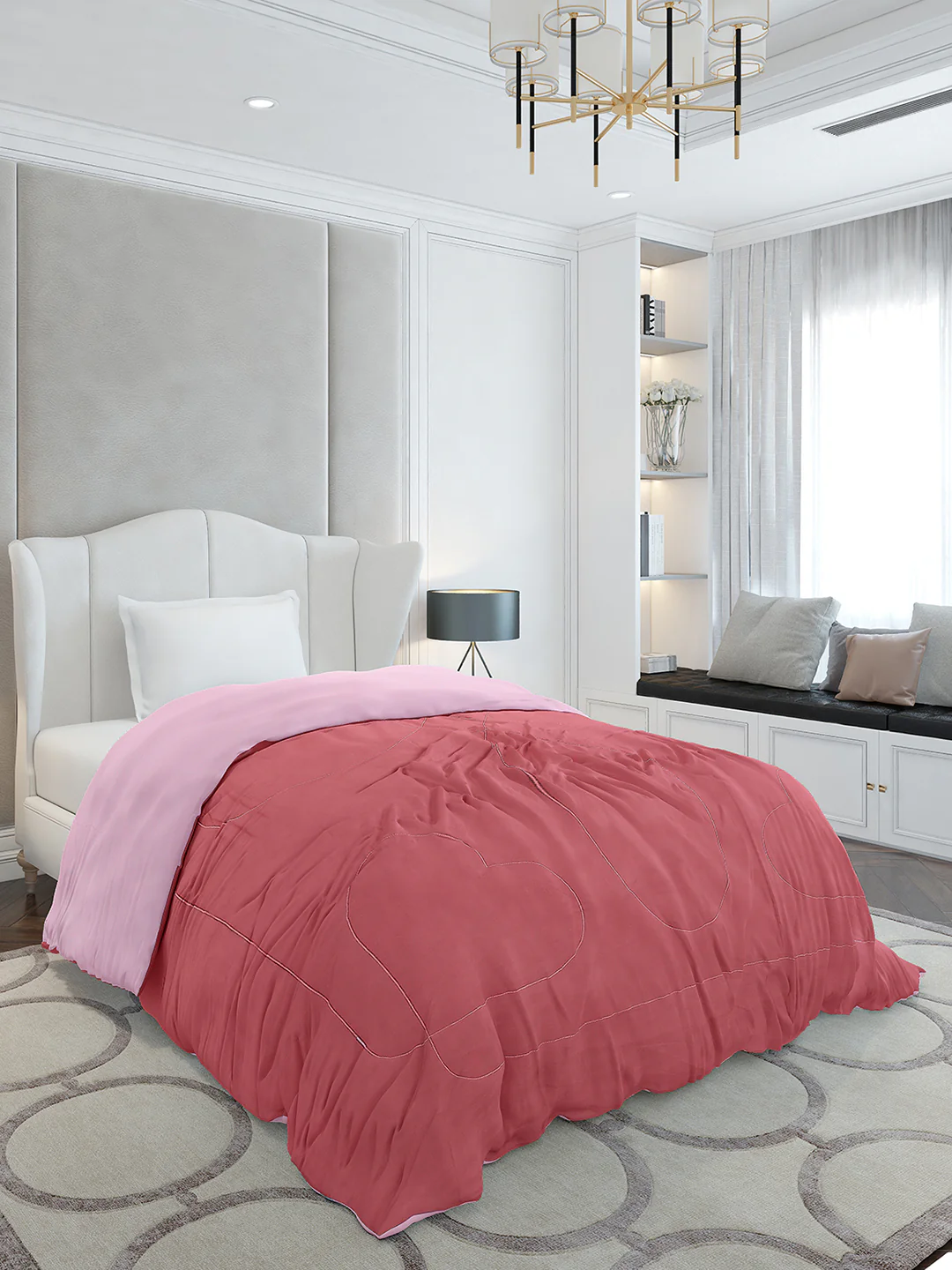 Solid Single Bed 110 GSM Comforter for AC Room - (Icefelgsb) - Image 4