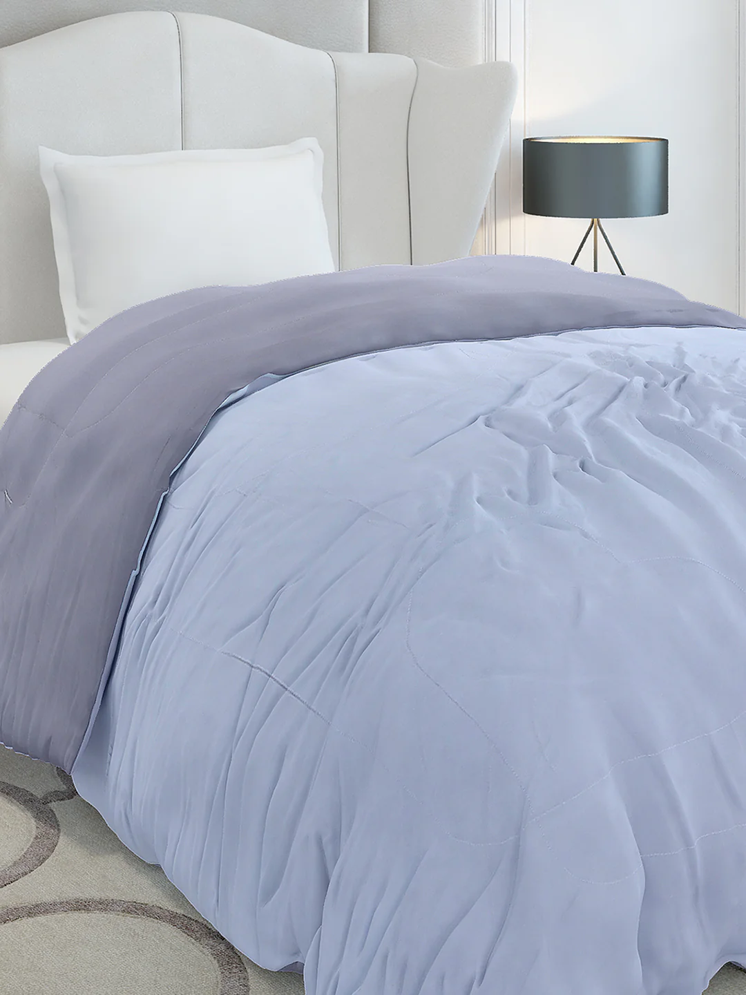 Solid Single Bed 110 GSM Comforter for AC Room - (Icefelgsb) - Image 6