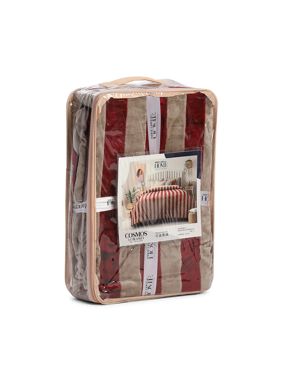 Striped Double Bed 300 GSM Blanket for AC Room - (Cosmos) - Image 8