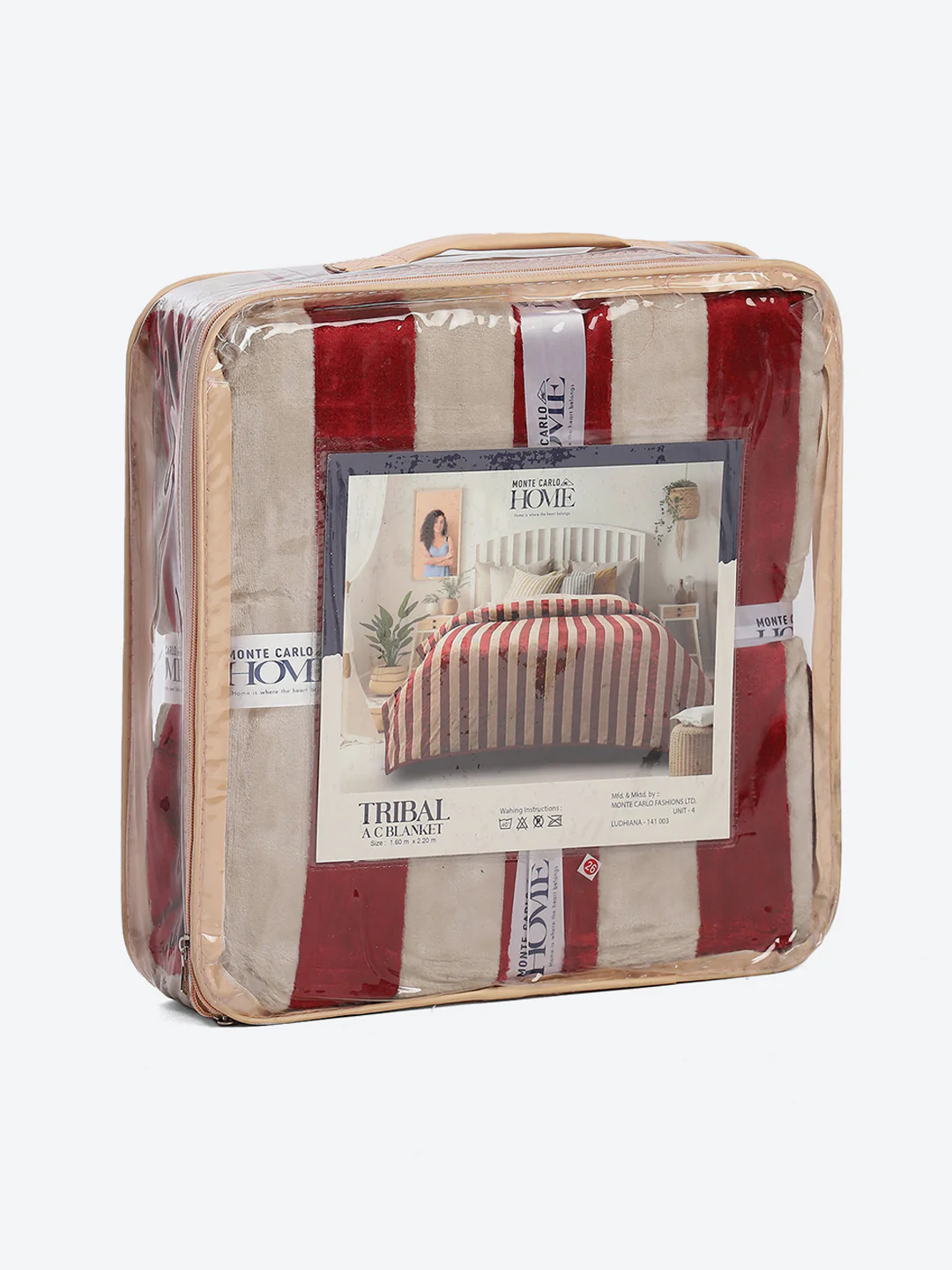Striped Single Bed 300 GSM Blanket for AC Room - (Tribal) - Image 8