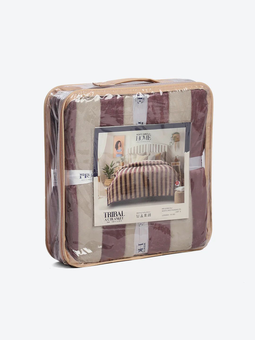 Striped Single Bed 300 GSM Blanket for AC Room - (Tribal) - Image 8