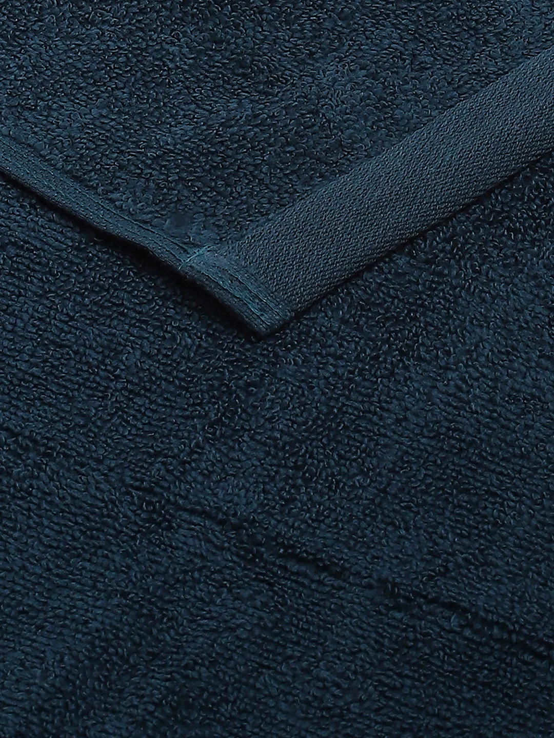 Teal Blue Cotton Solid 350 GSM Hand Towel (Pack of 2) - Image 4