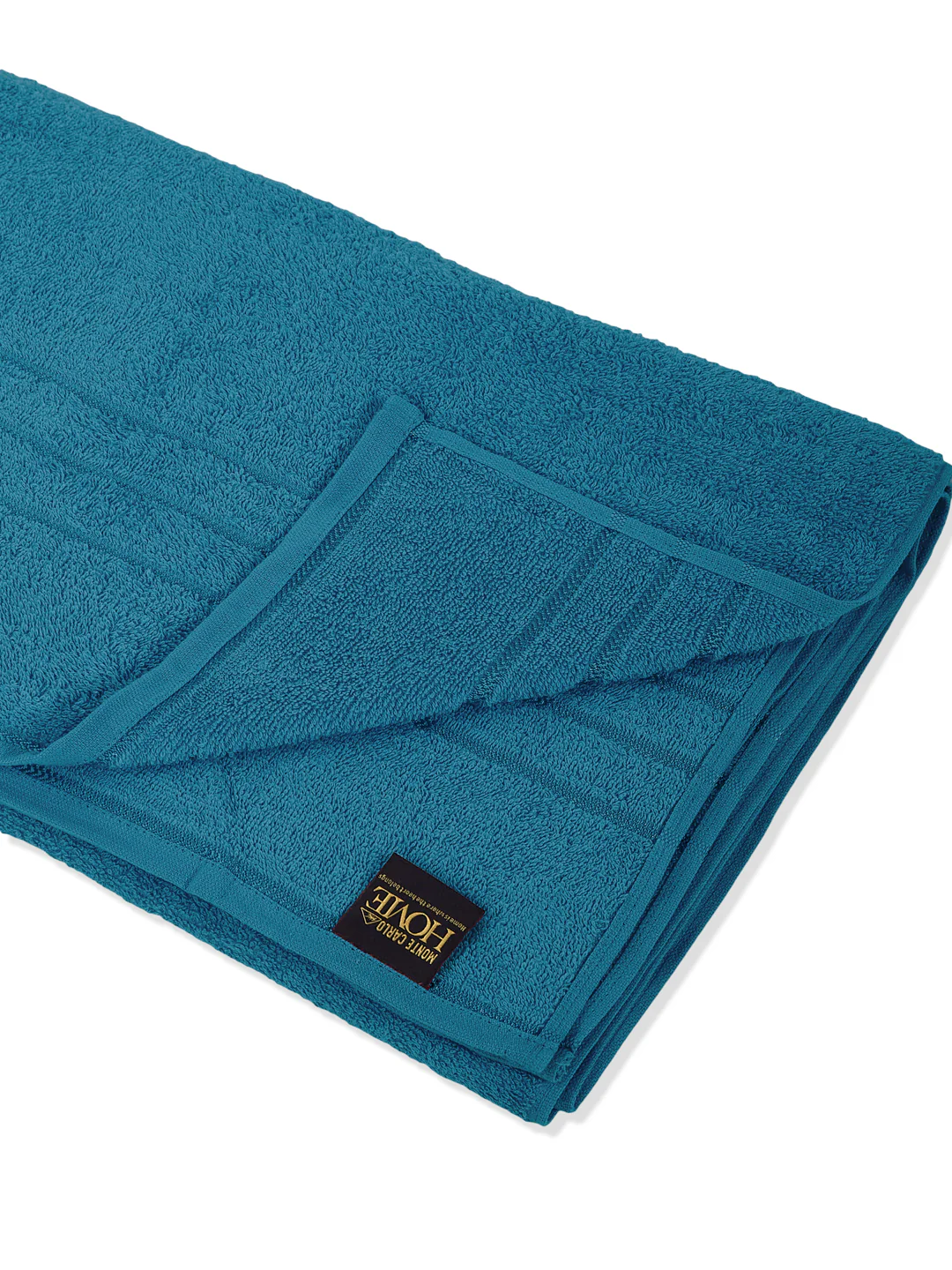 Teal Blue Pure Cotton Solid 340 GSM Car Towel 1 Piece (Soho Collection) - Image 4
