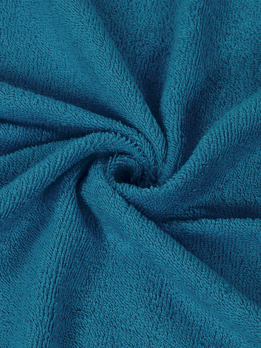 Teal Blue Pure Cotton Solid 340 GSM Car Towel 1 Piece (Soho Collection) - Image 6