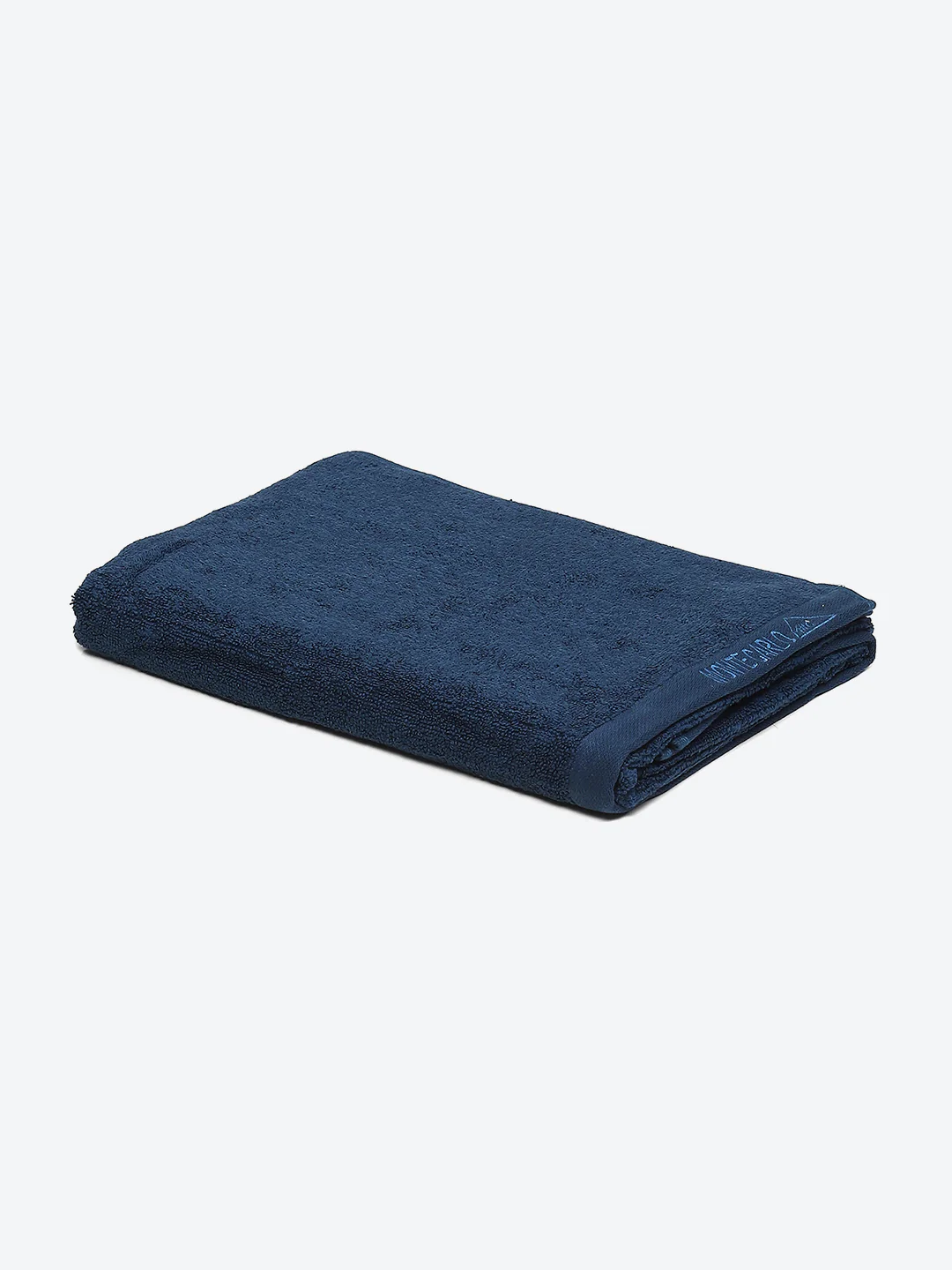 Teal Blue Solid Pure Cotton 350 GSM Bath Towel (Oslo) - Image 2