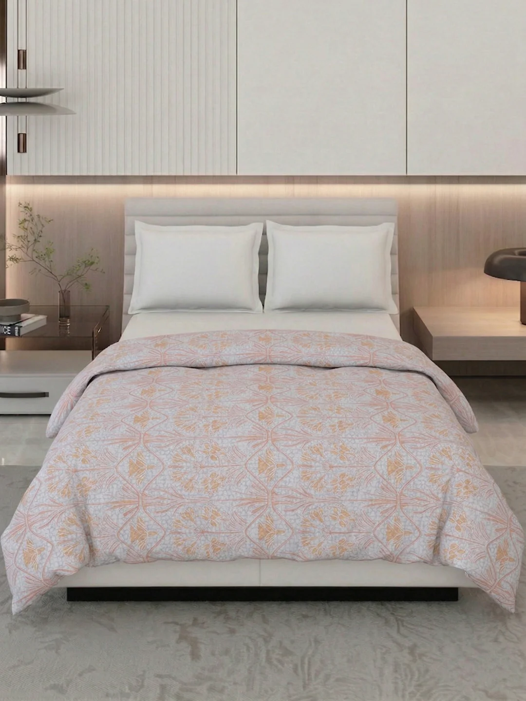 Vertical Floral Print King Size 3 Ply 150 GSM Comforter Prestige Collection Weight 2.5 kg - Image 3