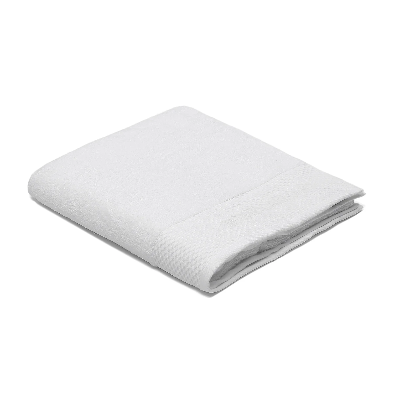 White Cotton 650 GSM Bath Towel - Image 2