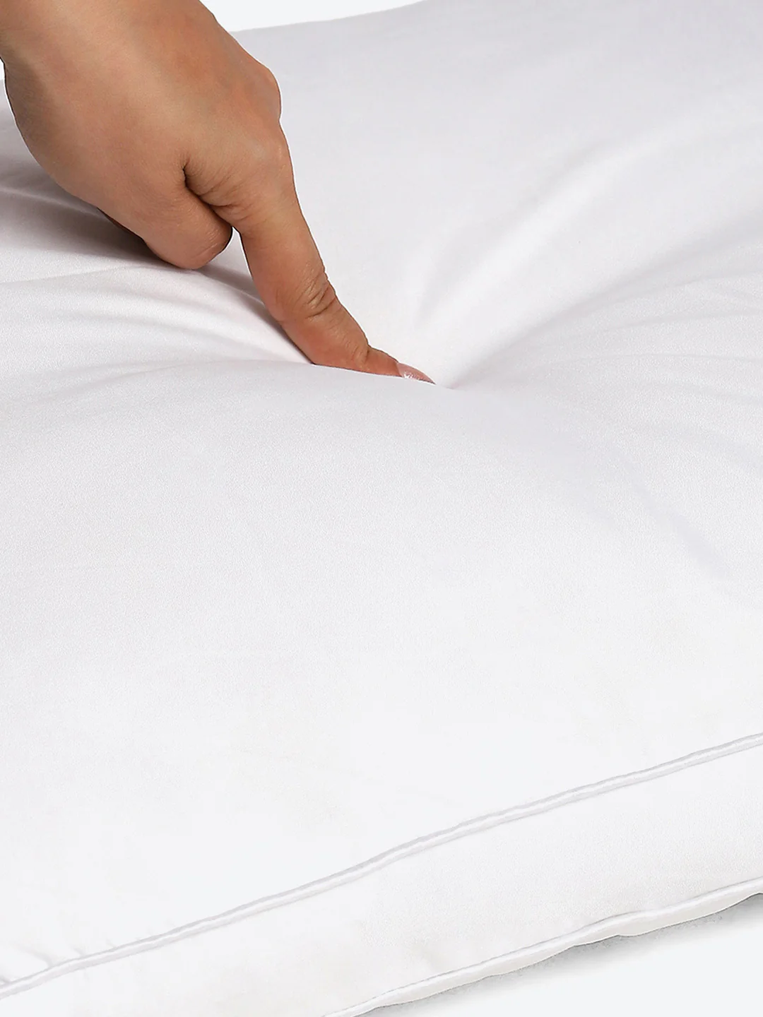 White Cotton Soybean Protein Pillow - PVC Pack - Image 3