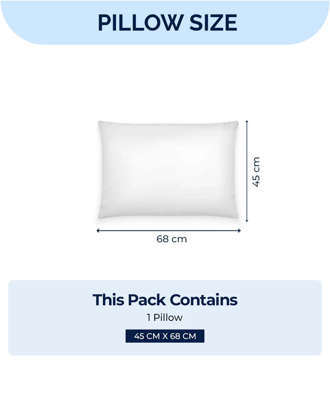 White Micro Peach Finish Pillow - PVC Pack - Image 6
