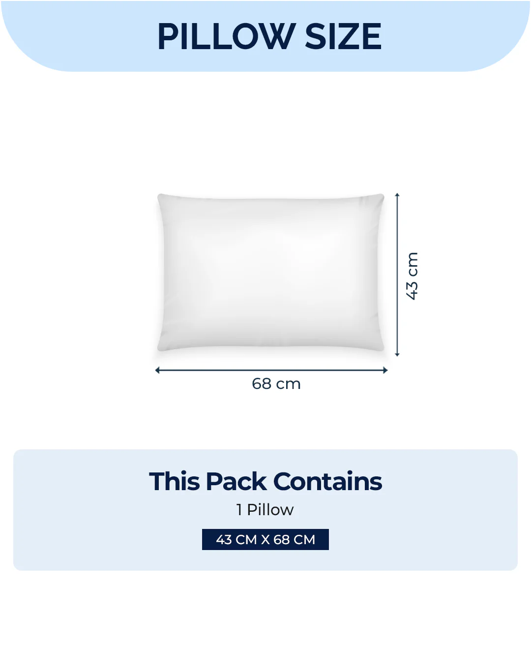 White Solid Polyflex Micro Peach Pillow - PVC Pack - Image 7