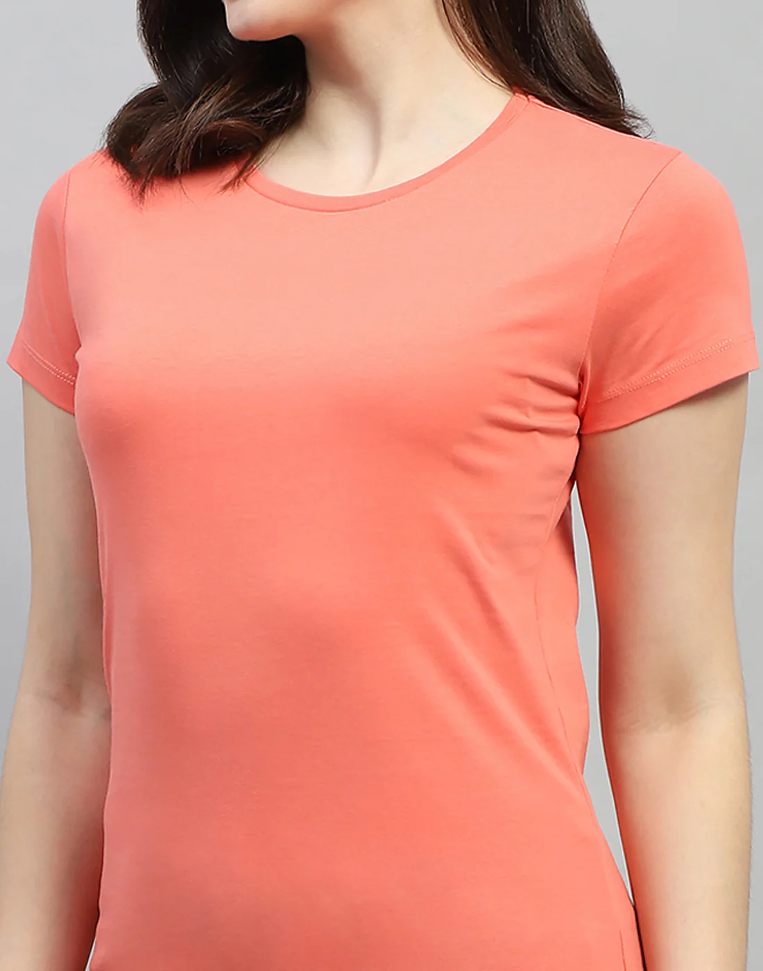 Women Aqua Blue Solid Round Neck Half Sleeve Top (Pack of 2) - Image 10