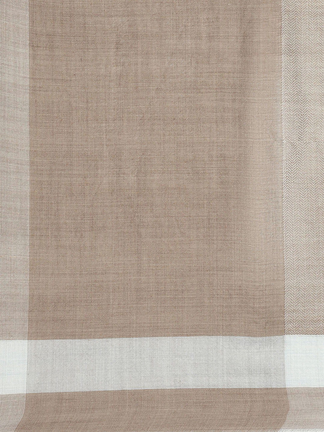 Women Beige Self Design Stole - Image 7