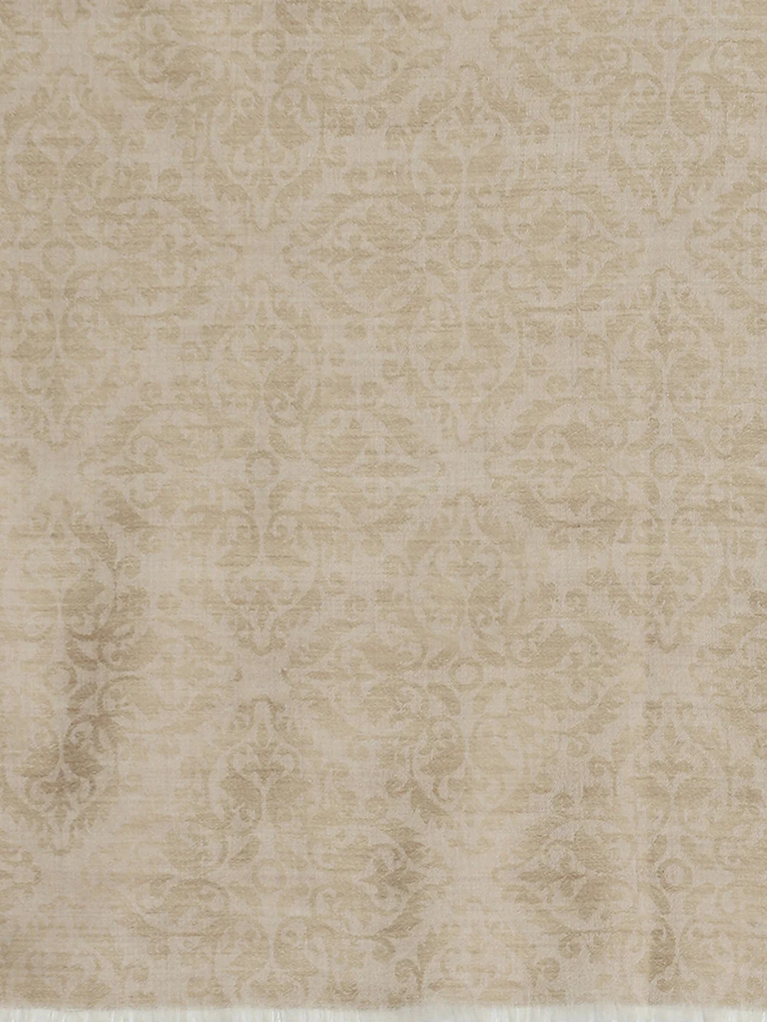 Women Beige Self Design Stole - Image 7