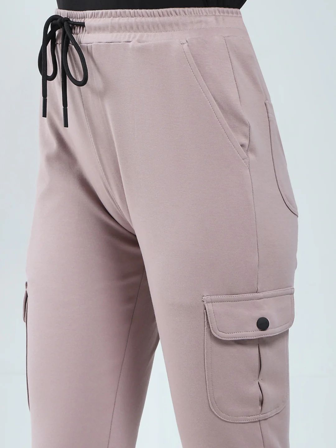 Rock.it Women Beige Solid Regular Fit Lower - Image 6