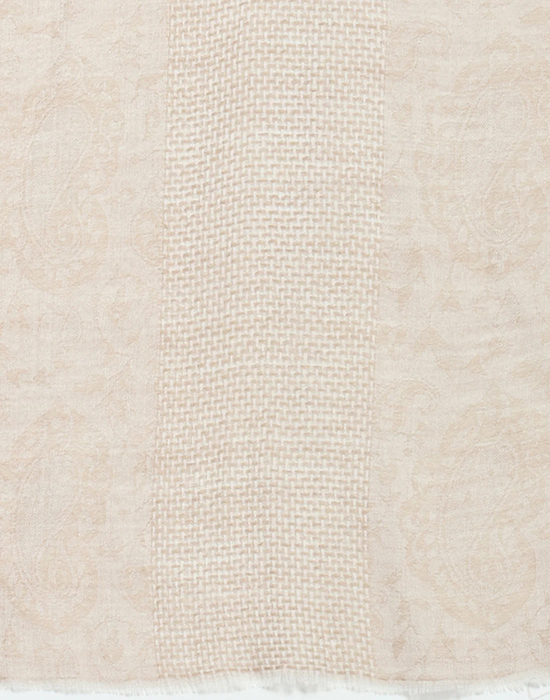 Women Beige Solid Stole - Image 7