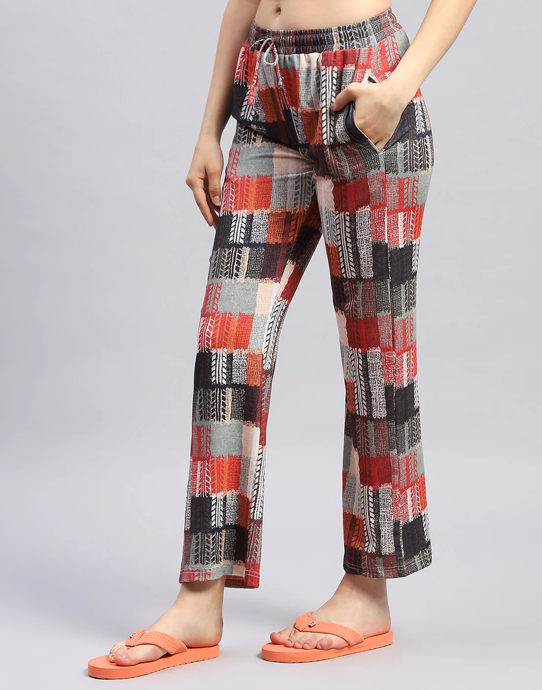 Women Black Printed Round Neck Half Sleeve Lower Set - Image 8