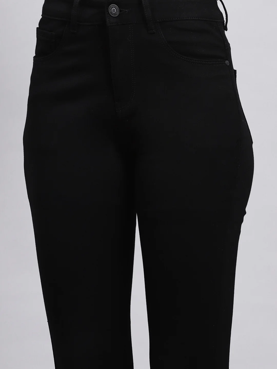 Women Black Slim Fit Denim - Image 6