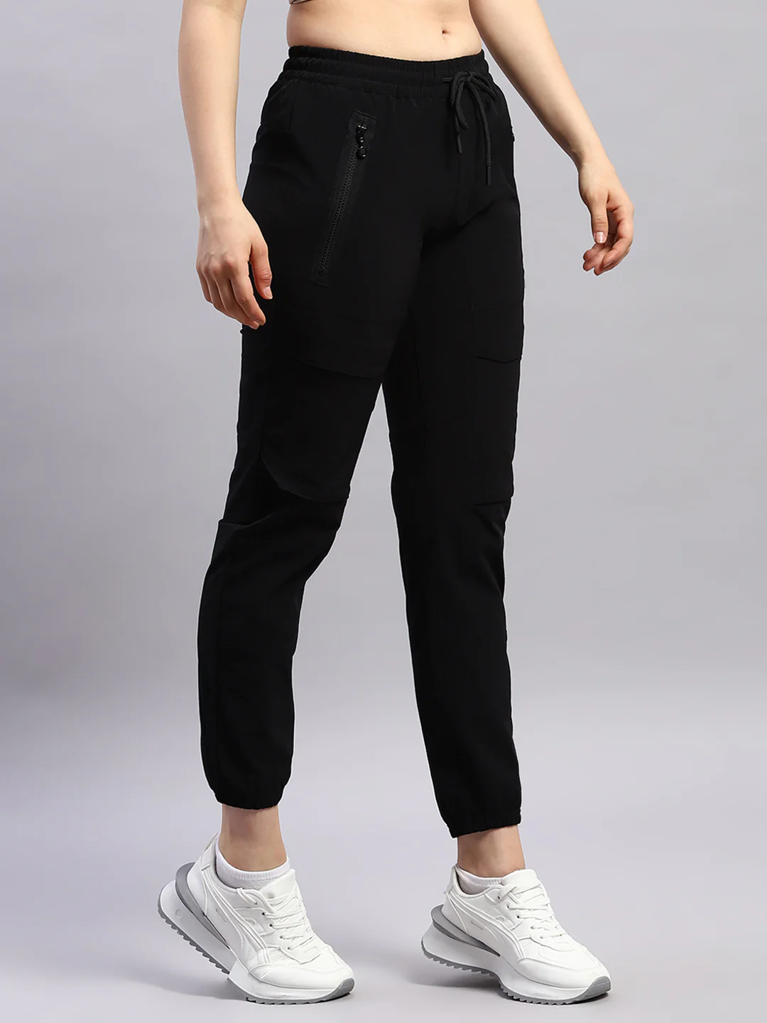 Rock.it Women Black Solid Regular Fit Jogger - Image 3