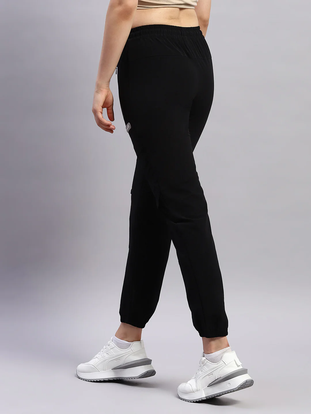 Rock.it Women Black Solid Regular Fit Jogger - Image 4