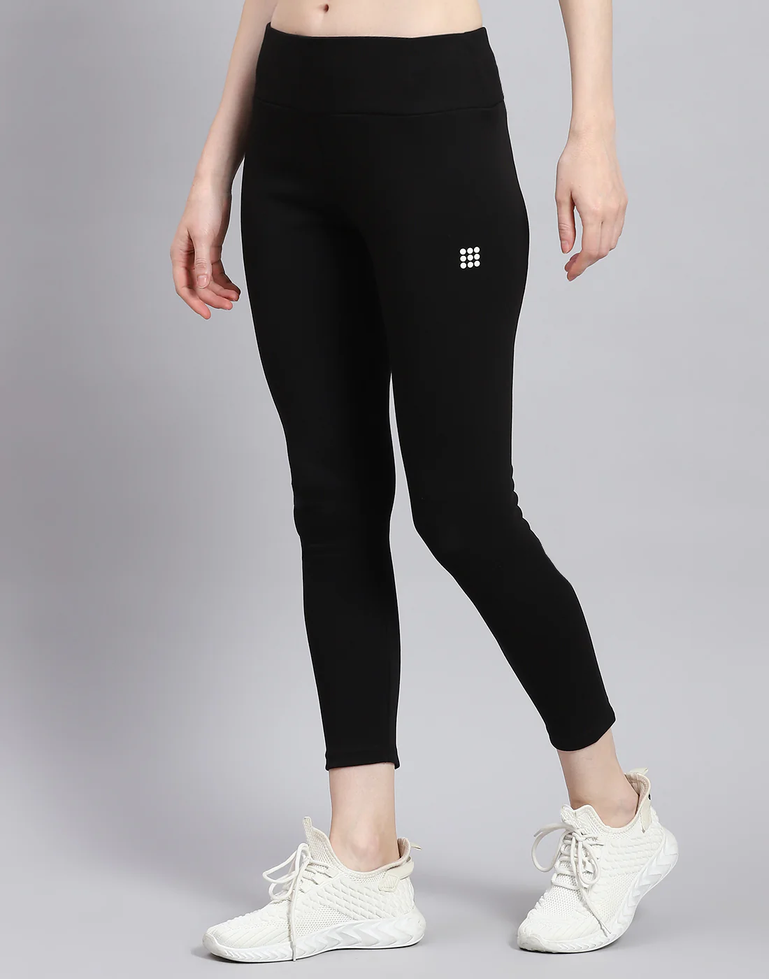 Rock.it Women Black Solid Regular Fit Legging - Image 3