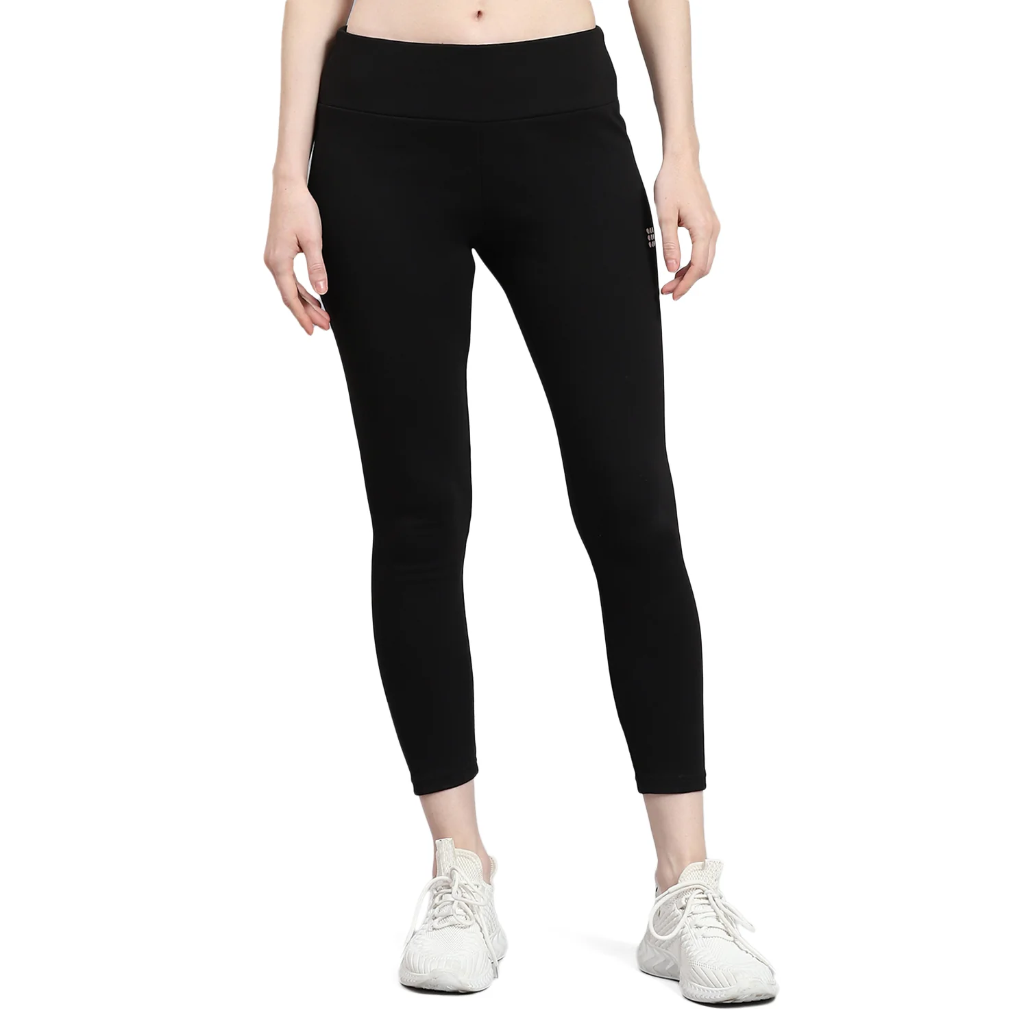 Rock.it Women Black Solid Regular Fit Legging - Image 5