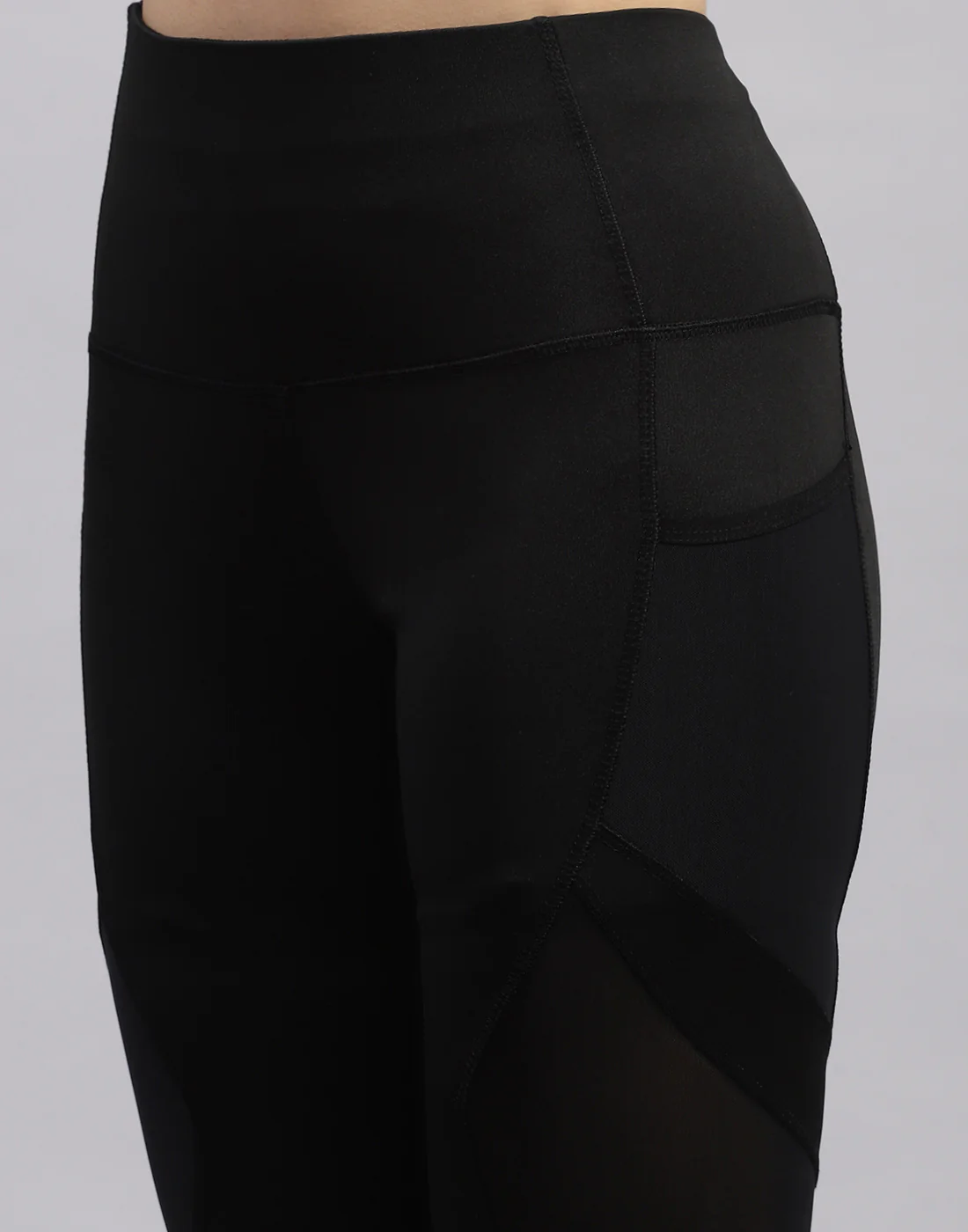 Rock.it Women Black Solid Regular Fit Legging - Image 6