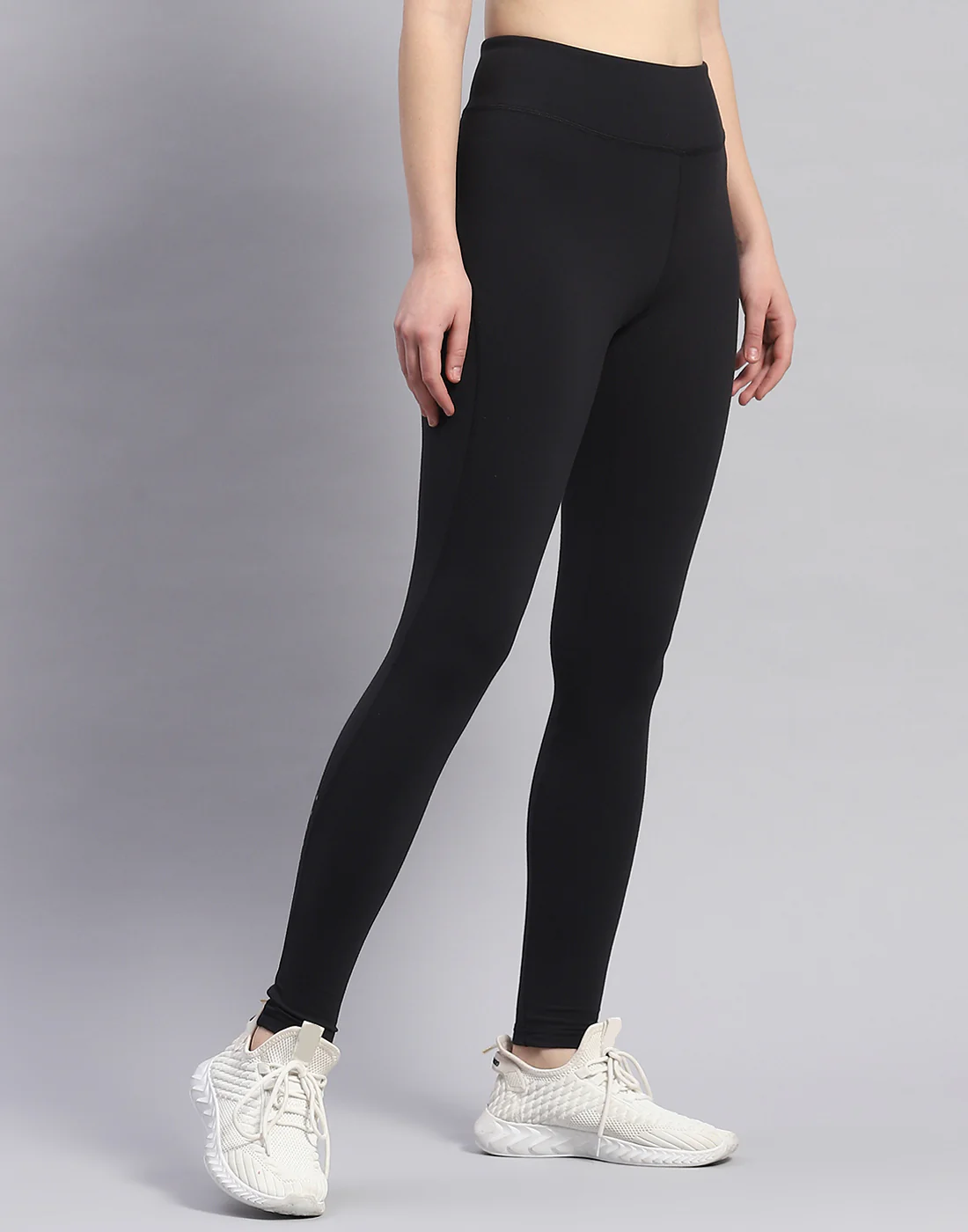 Rock.it Women Black Solid Regular Fit Lower - Image 4