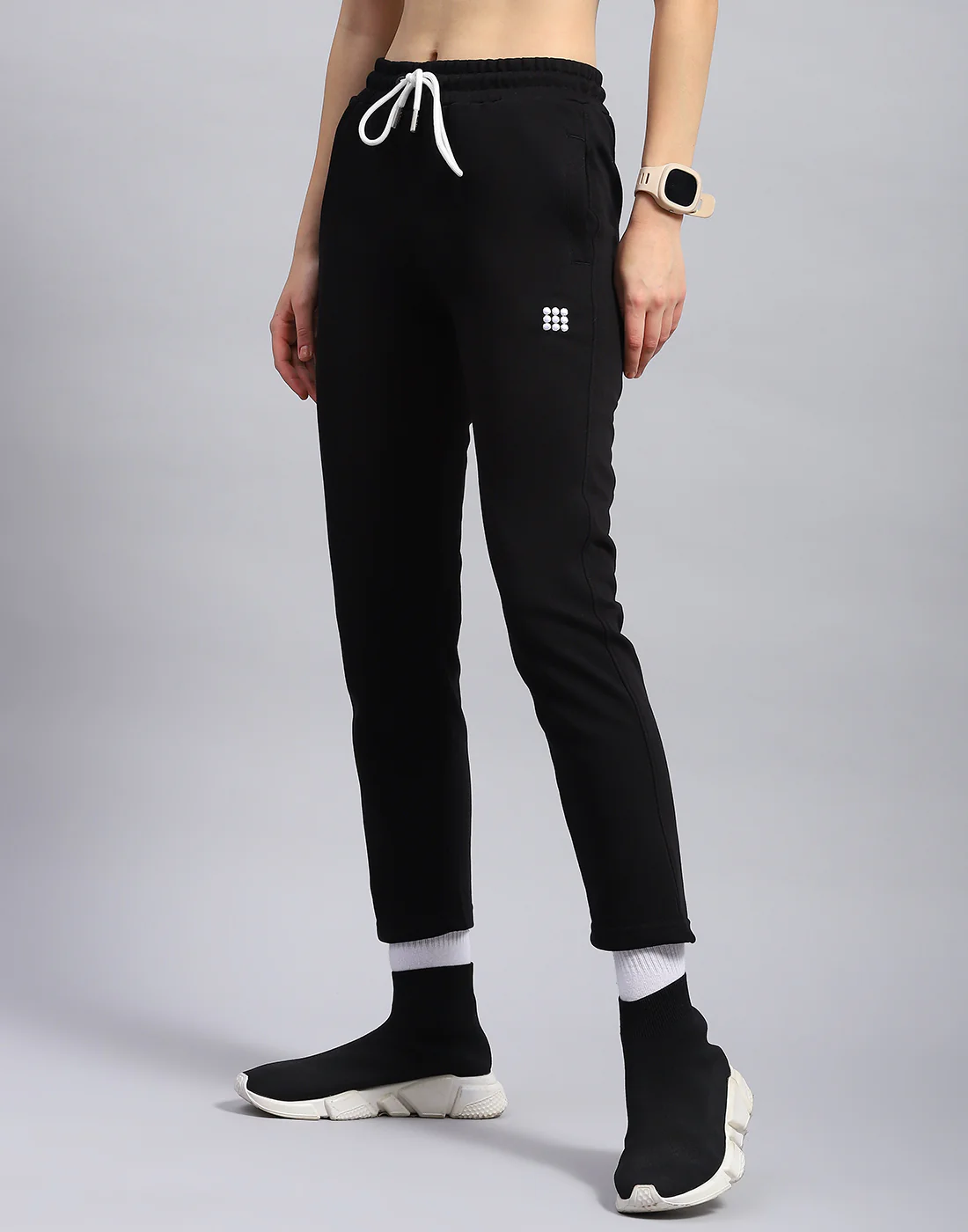 Rock.it Women Black Solid Regular Fit Lower - Image 3
