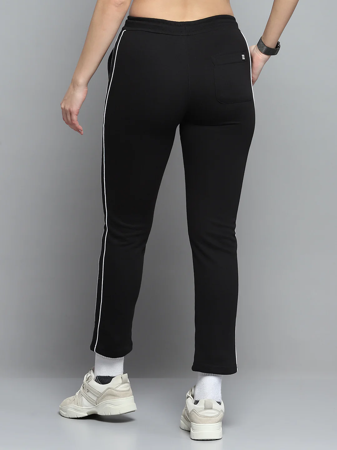 Rock.it Women Black Solid Regular Fit Lower - Image 5