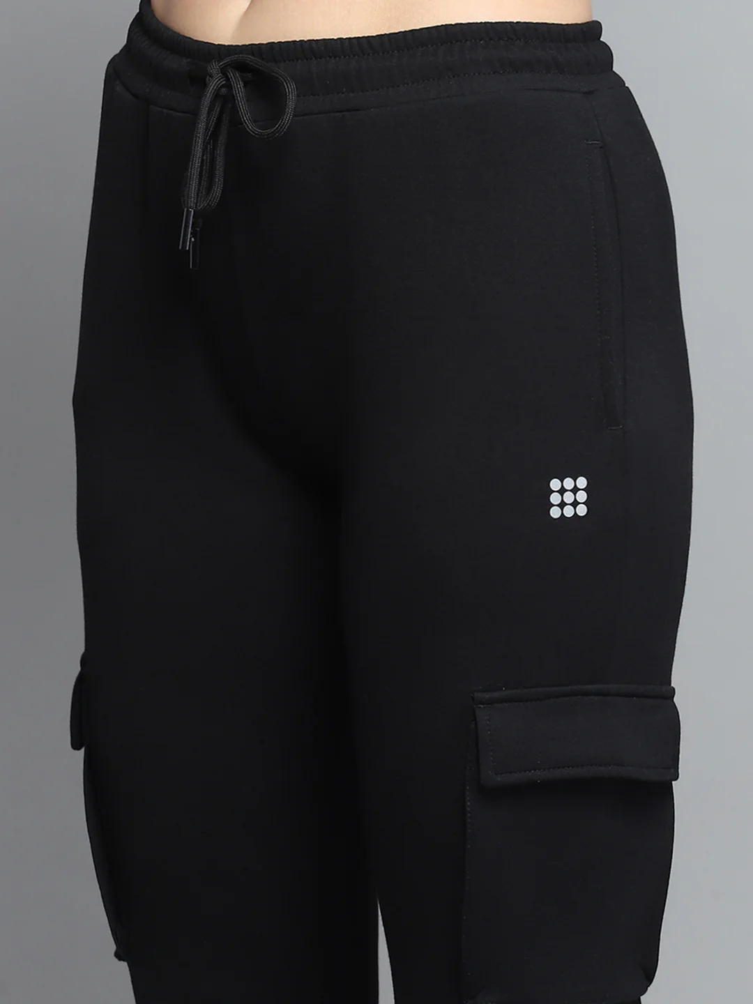 Rock.it Women Black Solid Regular Fit Lower - Image 7