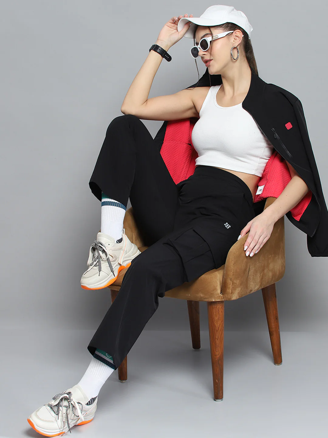 Rock.it Women Black Solid Regular Fit Lower - Image 2