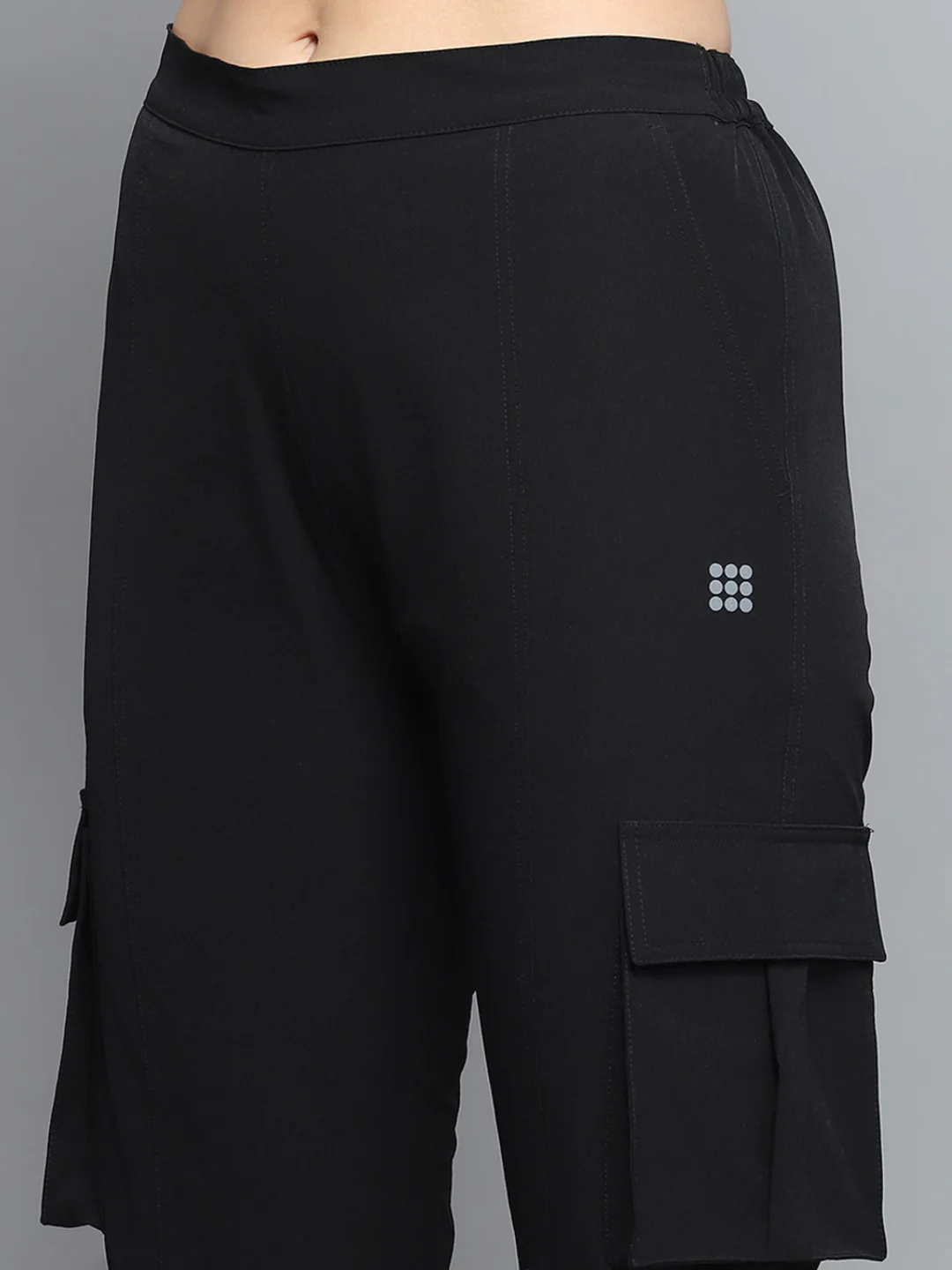 Rock.it Women Black Solid Regular Fit Lower - Image 7