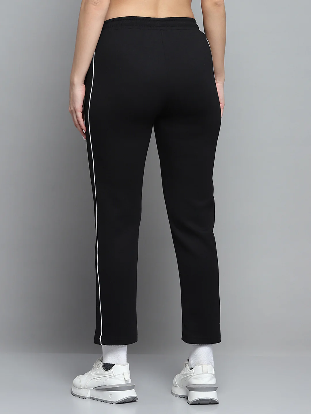 Rock.it Women Black Solid Regular Fit Lower - Image 5