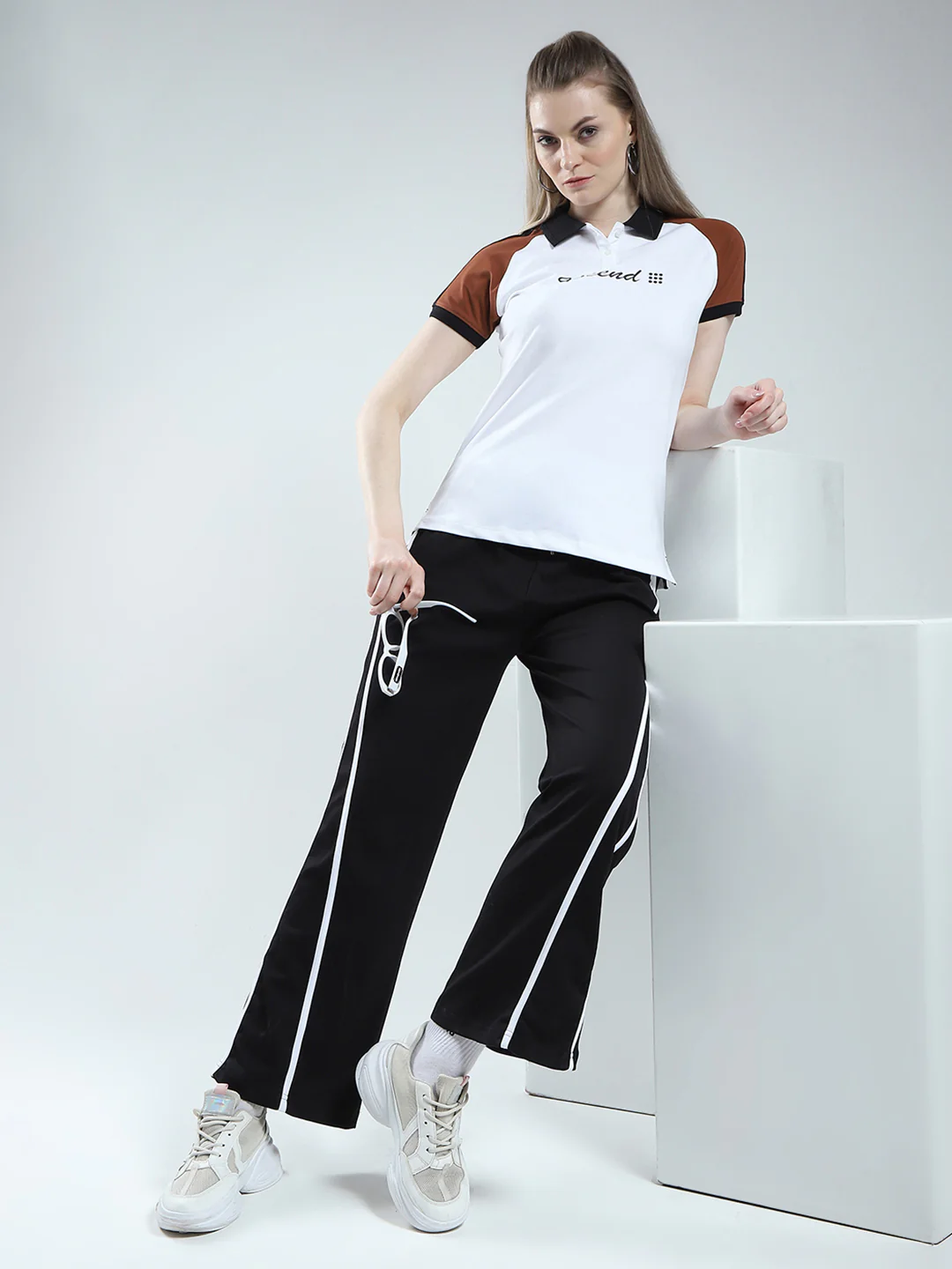 Rock.it Women Black Solid Regular Fit Lower - Image 2