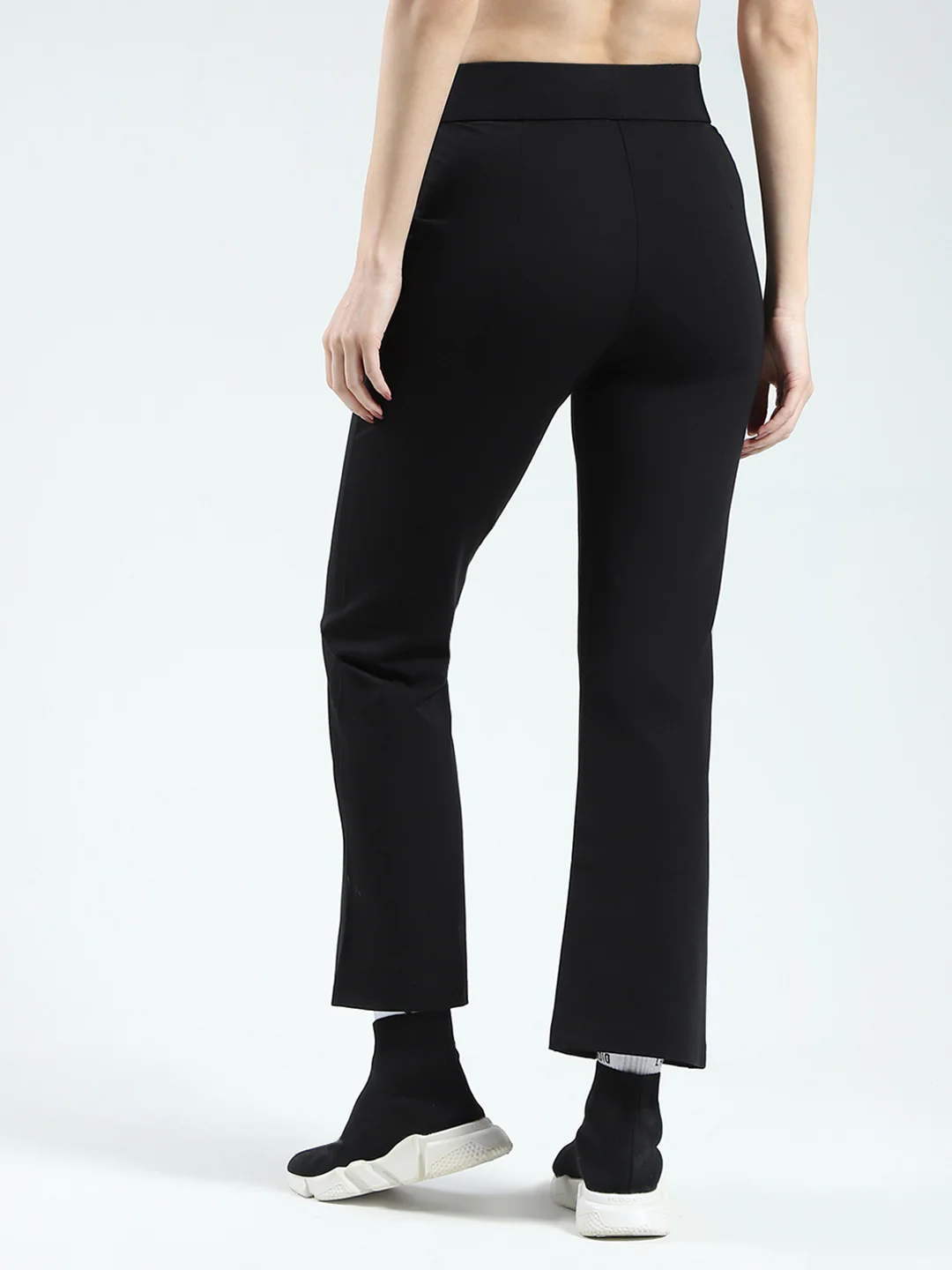 Rock.it Women Black Solid Regular Fit Pant - Image 5