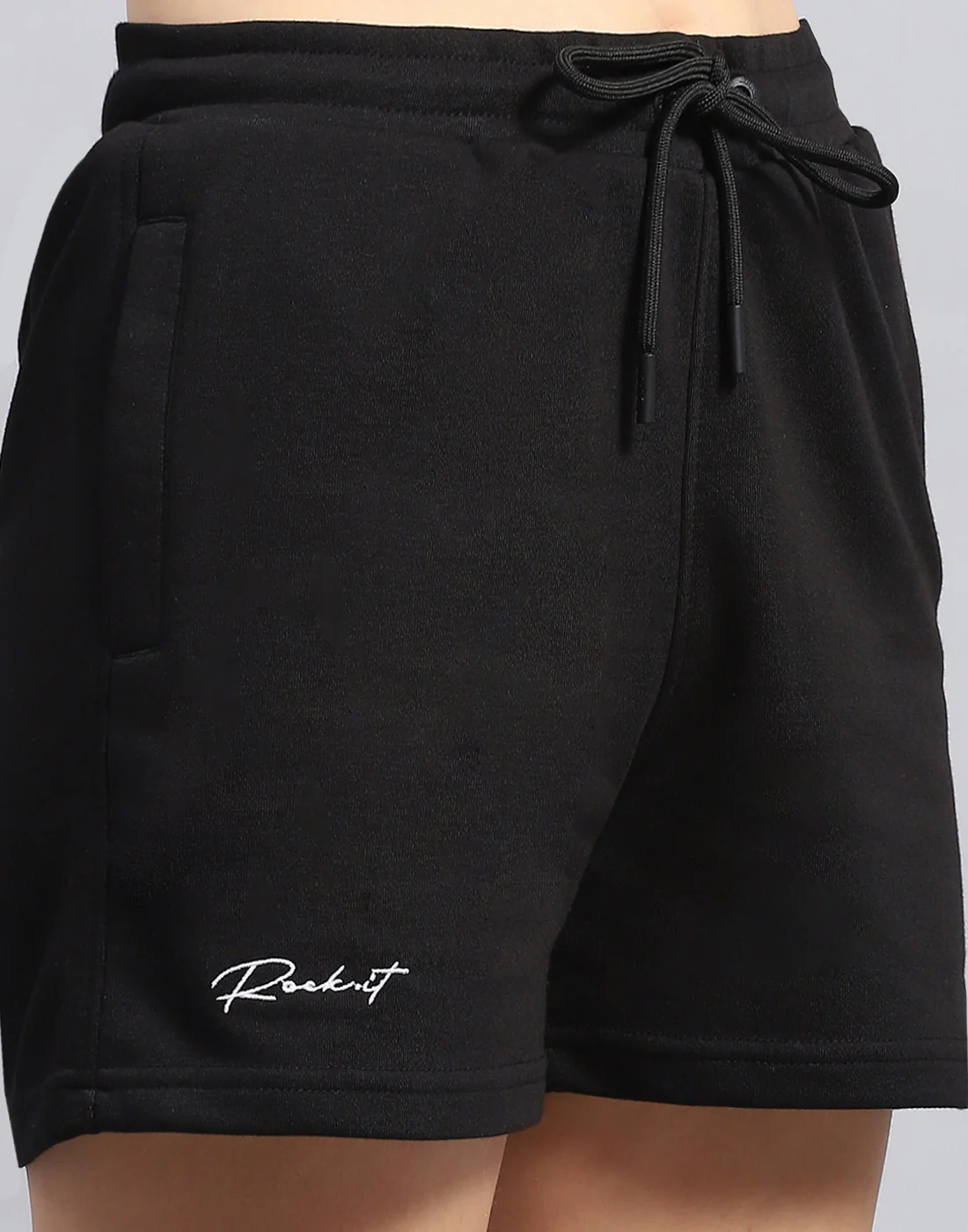 Rock.it Women Black Solid Regular Fit Short - Image 6