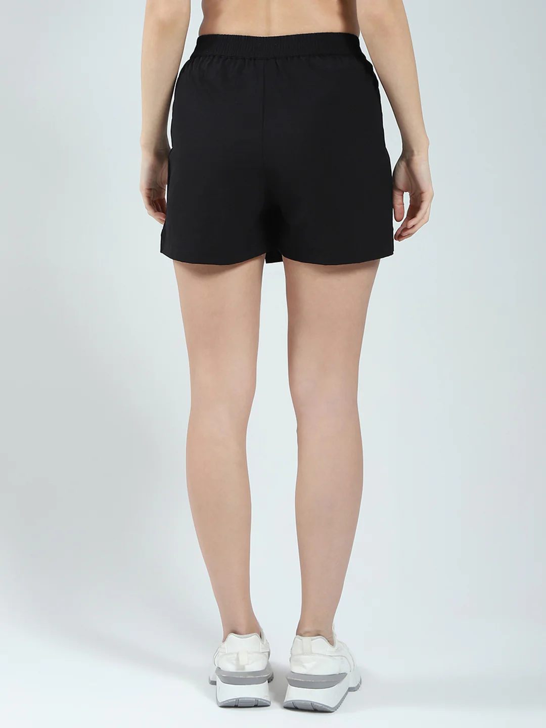 Rock.it Women Black Solid Regular Fit Short - Image 5