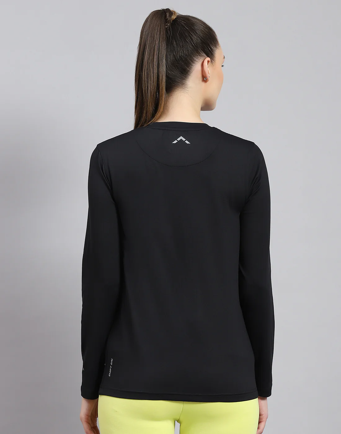 Rock.it Women Black Solid Round Neck Full Sleeve Top - Image 6