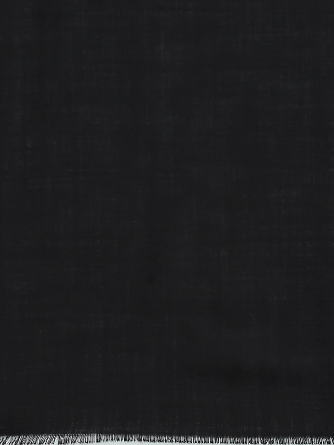 Women Black Solid Shawl - Image 6